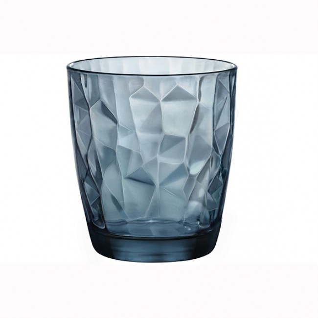 Glass tumbler 13.2 oz / 39 cl blue - Set of 6