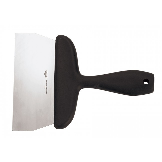 Raclette coupe-pâte à manche - 15cm x 20,5cm - Inox - Paderno