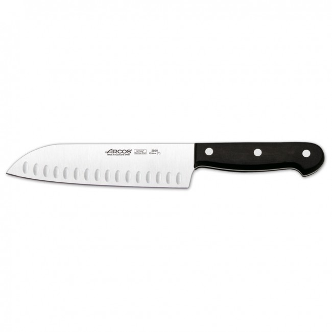 Santoku chef's knife - 17cm Nitrum stainless steel - Singly sold