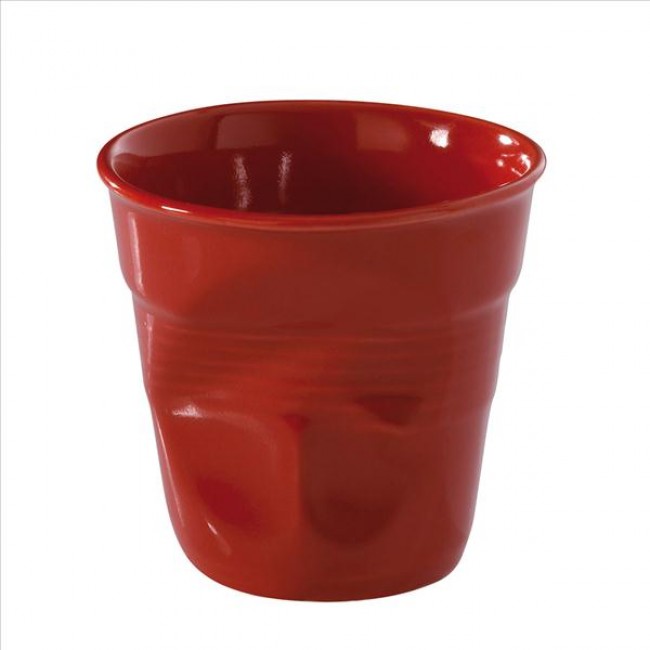 Expresso 8 cl rouge piment - Gobelets Froissés - Revol