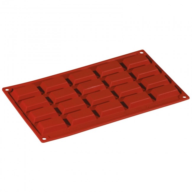 Flexible silicone mold - 20 small almond cakes - Flexipad - Paderno