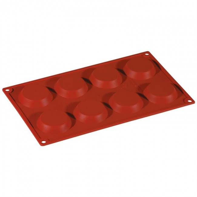 Moule flexible en silicone - 8 tartelettes - Flexipad - Paderno