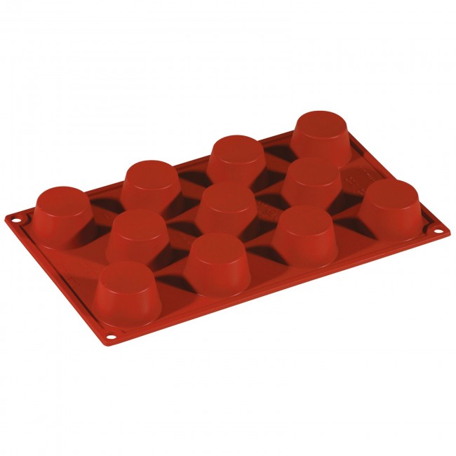 Moule flexible en silicone - 11 mini-muffins - Flexipad - Paderno