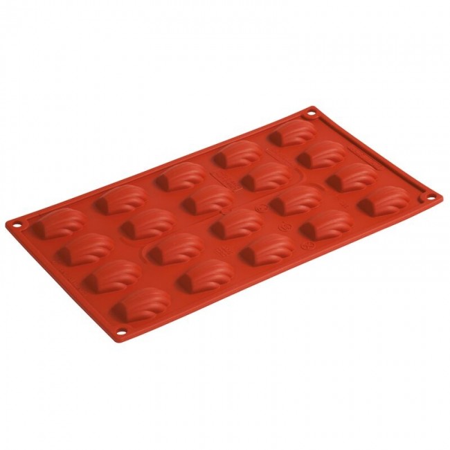 Flexible silicone mold - 20 mini madeleines - Flexipad - Paderno