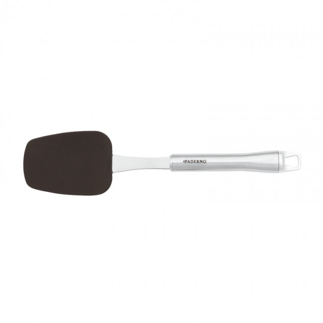 Spatule cuillère en inox 18/10 et silicone 29cm - Paderno