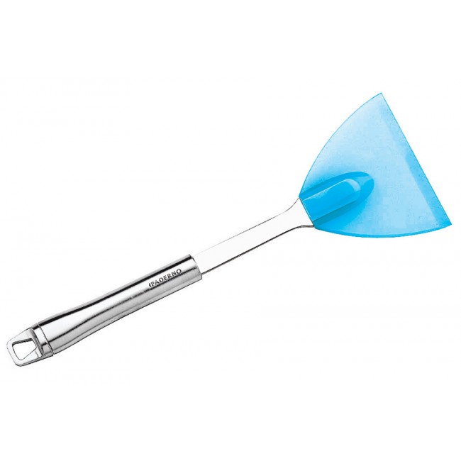 Spatule triangulaire en inox 18/10 et silicone 27,5cm - Paderno