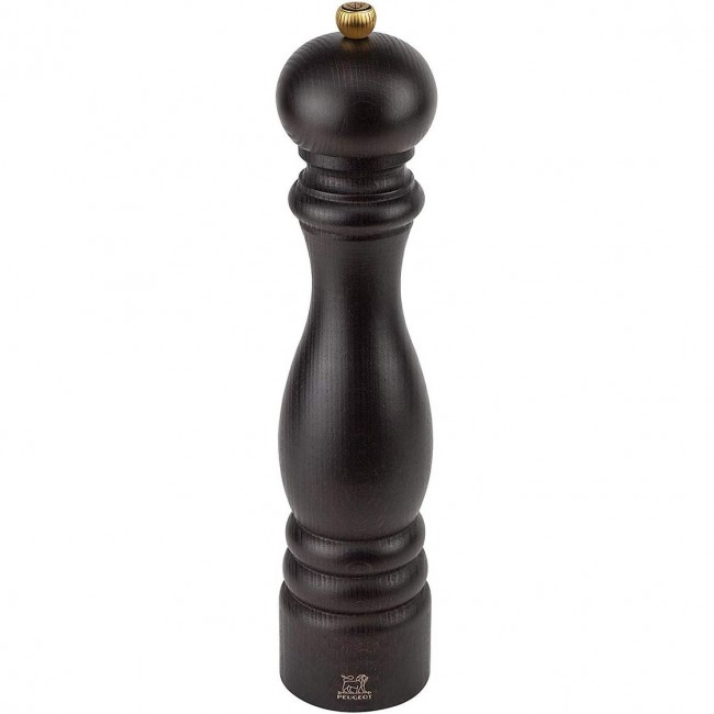 Black chocolate salt mill 30cm/11.8" - beech wood - Paris Classic - Peugeot