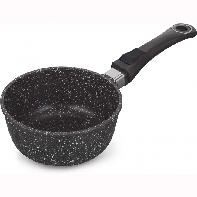 Saucepan 6.3 in / 16 cm stone style - Cast aluminium