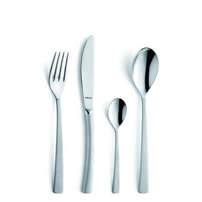 Dessert knife cast in one piece - inox 18/10 3.5mm - Set by 6 - Cosmos Amefa