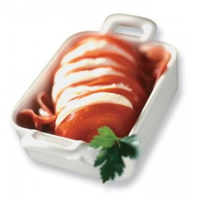 White rectangular Ravier 12x10cm (4,7"x3,9") - Belle Cuisine - Revol