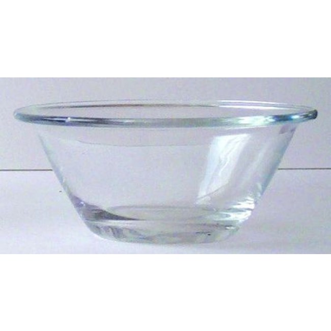 Transparent glass salad bowl 9" / 22cm - Mister Chef - Bormioli Rocco