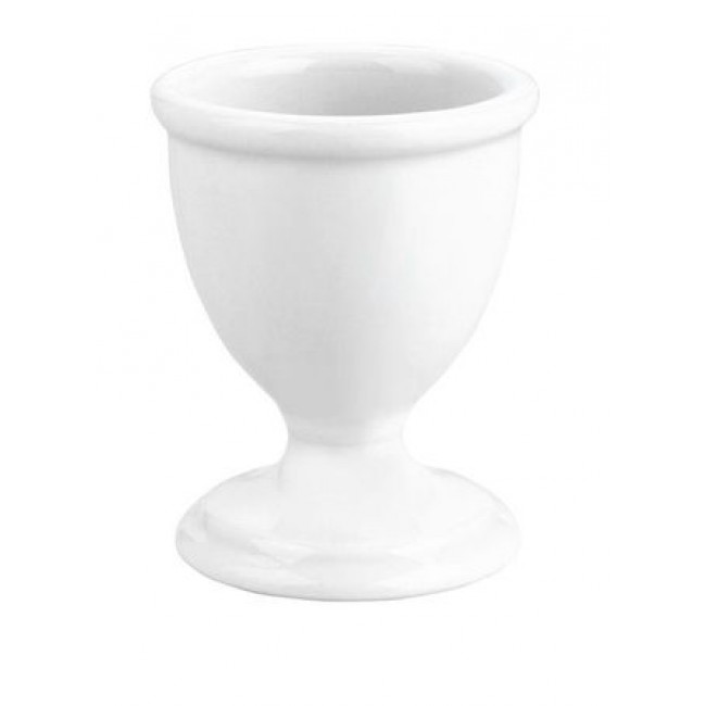 Traditional porcelain footed egg cup 1oz / 4cl white - Pillivuyt