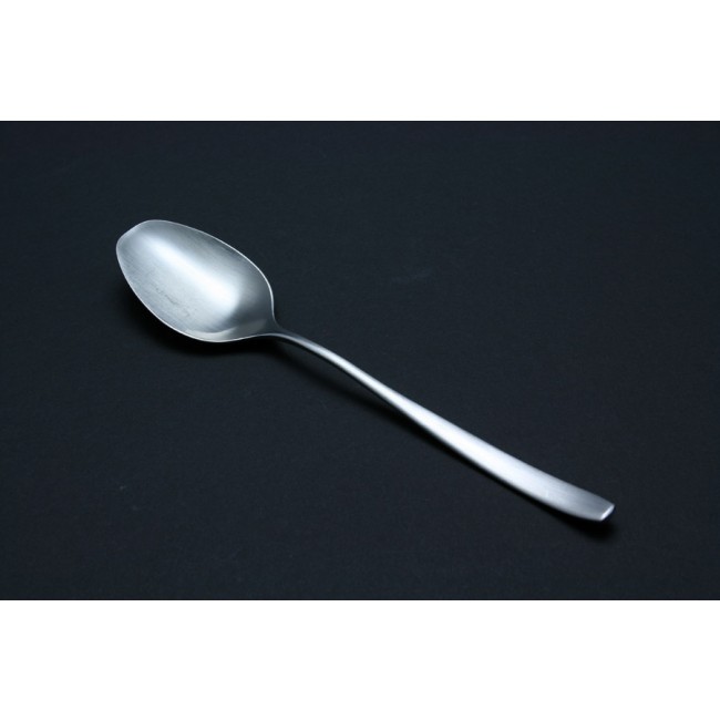 Dessert spoon - 18/10 stainless steel - Sold by 6 - Avangarde brossé Ice - Mepra