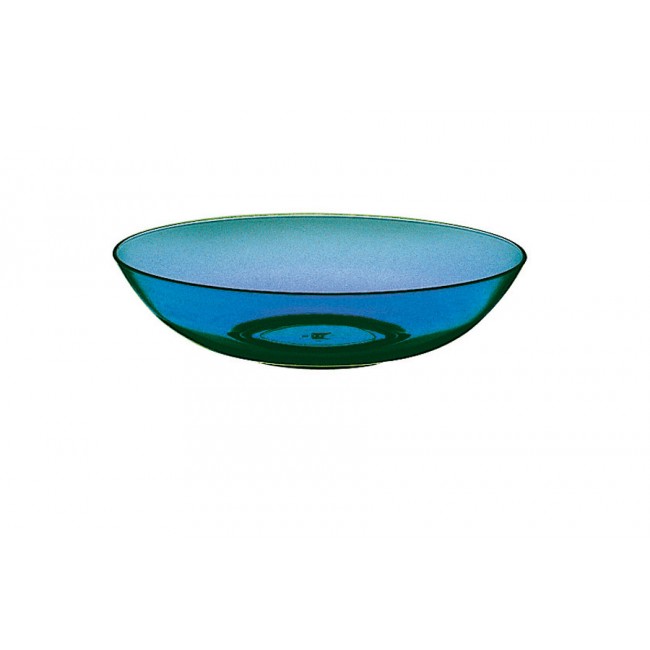 Assiette creuse saphir Ø18cm en polycarbonate - Lot de 6