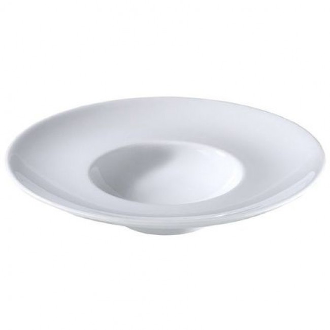 Porcelain degustation plate 10" / 26.5cm white - Louna - Pillivuyt