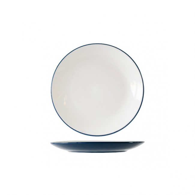 Round dessert plate 8" / 21.1cm blue - Singly sold - Vince - Cosy & Trendy
