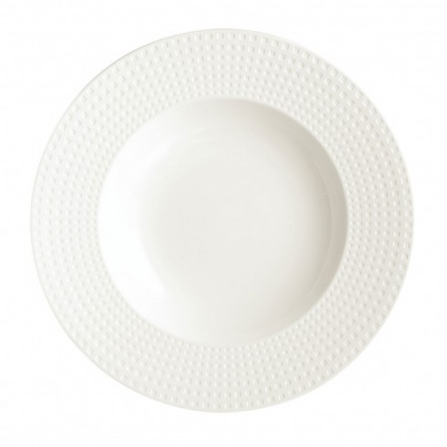 Round flat plate white 11" / 28cm - Spazio - Spal