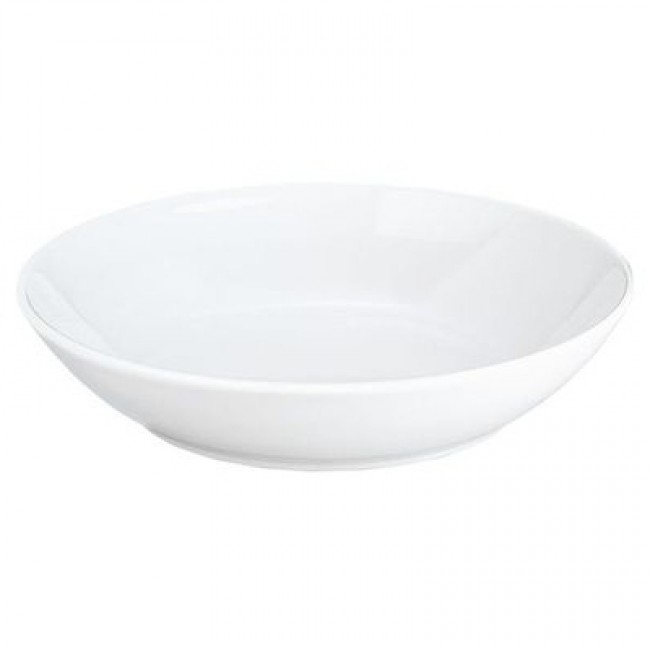 Porcelain shallow round bowl 9" / 20cm white - Pillivuyt