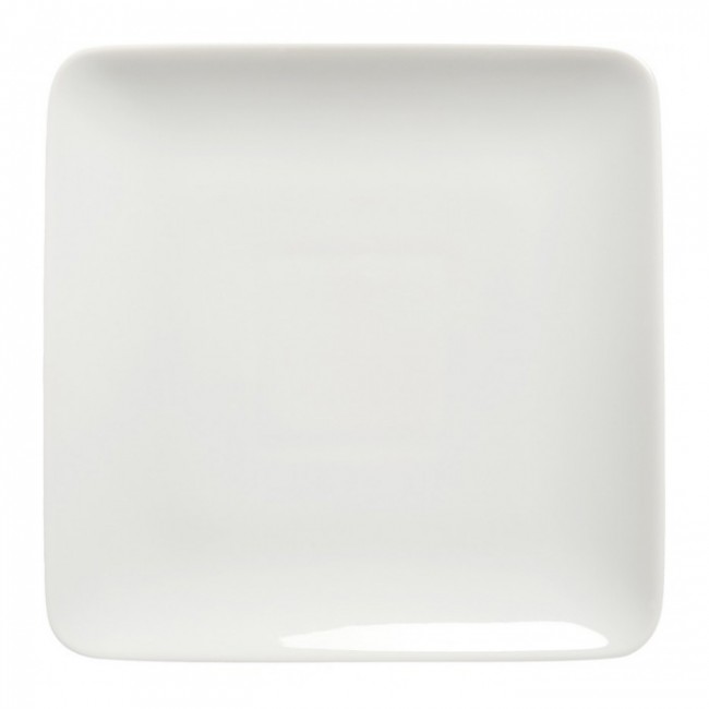 Square dessert plate 8" / 20cm white - Modulo - Guy Degrenne