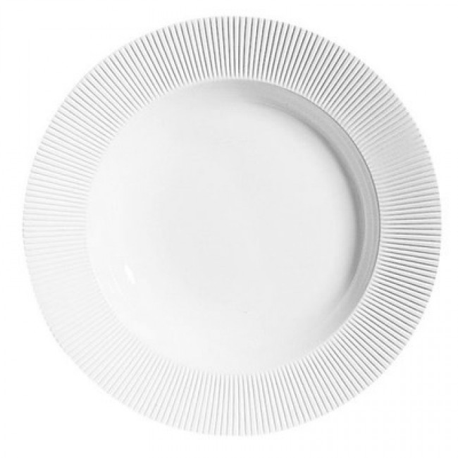 Round flat plate white 11" / 28cm - Spazio - Spal
