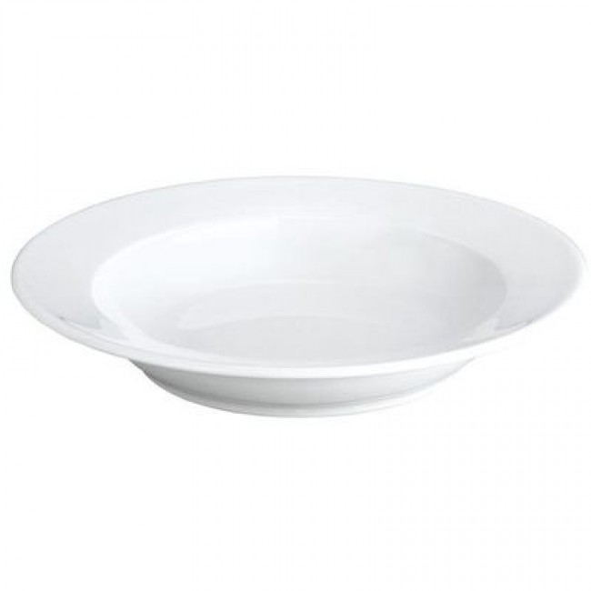 Porcelain soup bowl 9" / 22cm white - Set of 6 - Sancerre - Pillivuyt