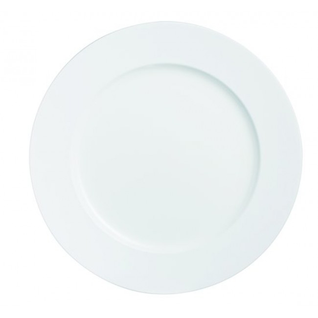Porcelain round presentation plate 13" / 32cm white - Olea - Chef & Sommelier
