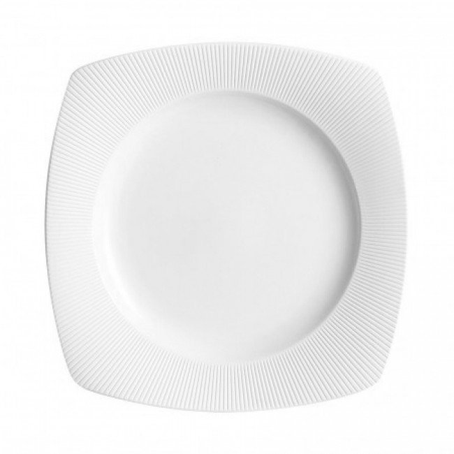 Round flat plate white 11" / 28cm - Spazio - Spal