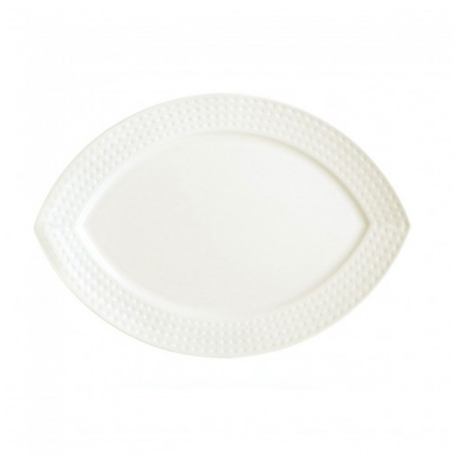 Round flat plate white 11" / 28cm - Spazio - Spal