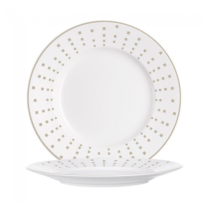 Round flat plate white 11" / 28cm - Spazio - Spal