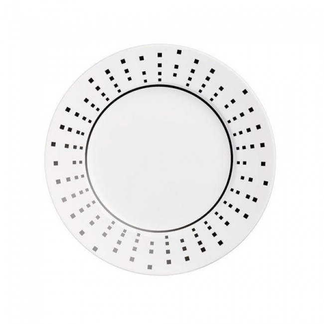 Round flat plate white 11" / 28cm - Spazio - Spal