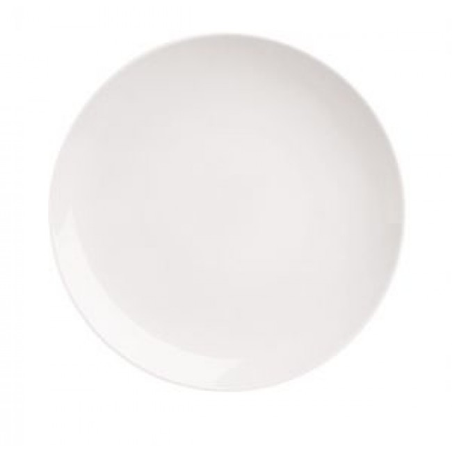 Round dinner plate 10" / 26cm white - Modulo - Guy Degrenne