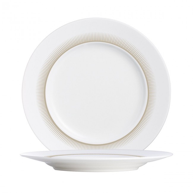 Porcelain flat square plate 7x7" / 18x18cm white - Singly sold - Tokio - Cosy & Trendy