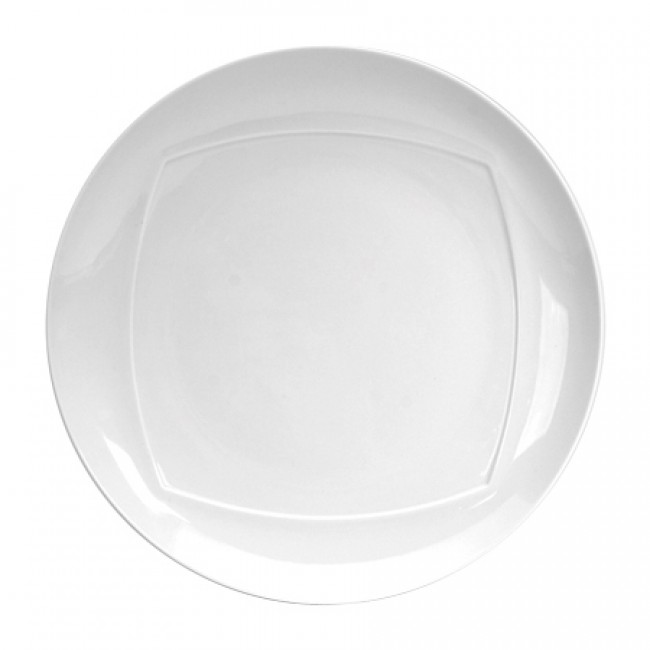 Round flat plate white 11" / 28cm - Spazio - Spal