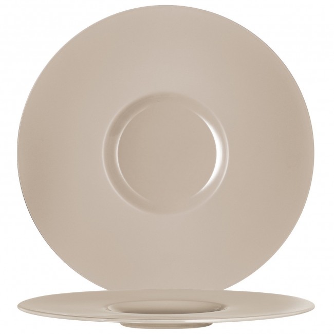 Round flat plate white 11" / 28cm - Spazio - Spal