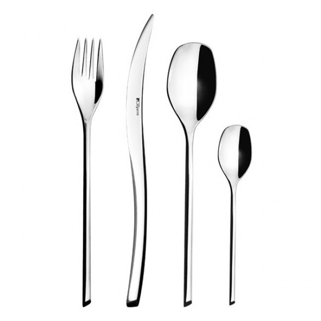 Couteau de table inox 18/10 6,5mm finition miroir - Lot de 6 - New Century - Guy Degrenne