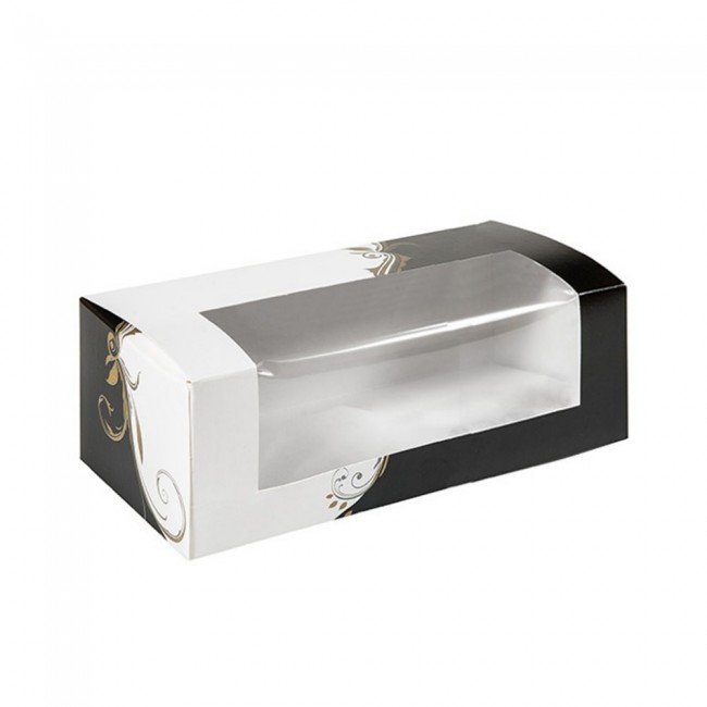 Cake window boxes 275 G/M2 7"x4"x3" (18x11x8cm) white - Set of 50 - AZ Boutique