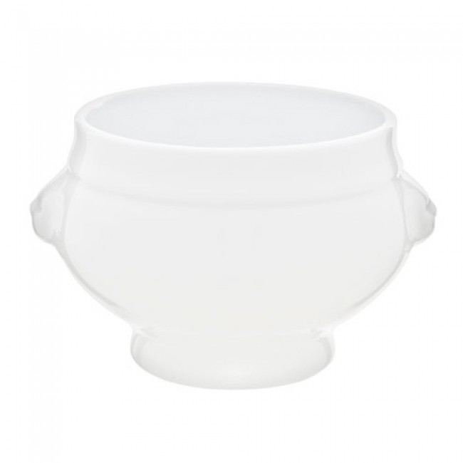 porcelain soup bowl white 19oz tete de lion - essentials - cosy & trendy