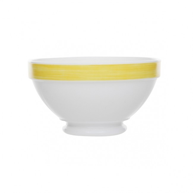 Stackable bowl white/yellow 17.2oz/51cl - Set of 6