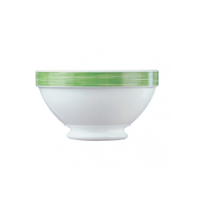 Stackable bowl white/green 17.2oz/51cl - Set of 6