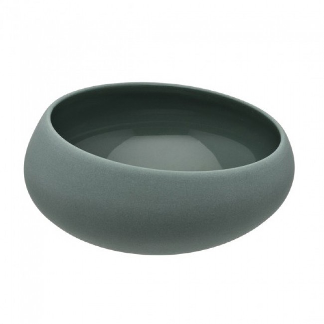 Sandstone gourmet bowl 10oz/30cl green - singly sold - Bahia - Guy Degrenne