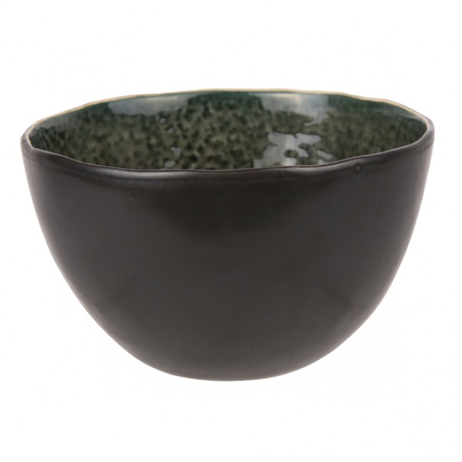 Bowl black and green 5" / 14cm - Laguna Verde - Cosy & Trendy