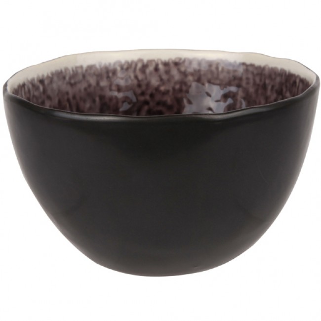Bowl black and purple 5" / 14cm - Laguna Viola - Cosy & Trendy