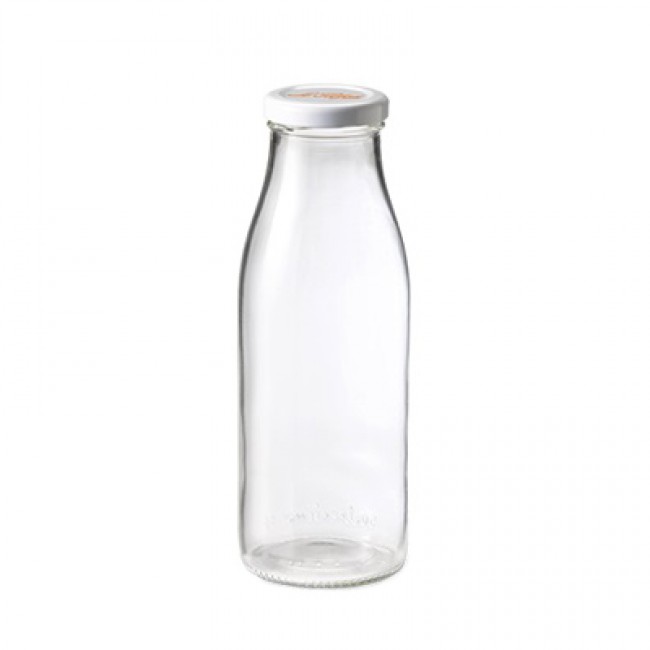 Square clear canning jar 50cl - Fido - Bormioli Rocco