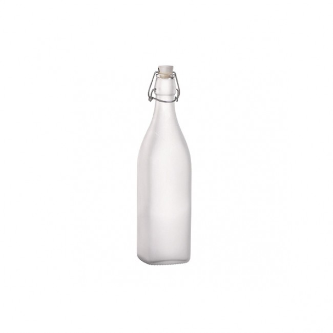 Swing top satine glass bottle 34 oz / 1 L - Swing - Bormioli Rocco