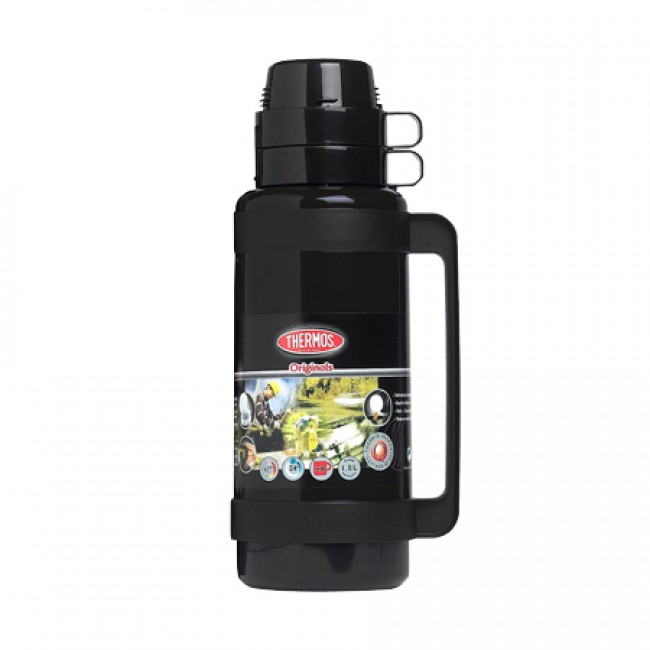 Insulated bottle 60oz / 1.8L black - Mondial - Thermos