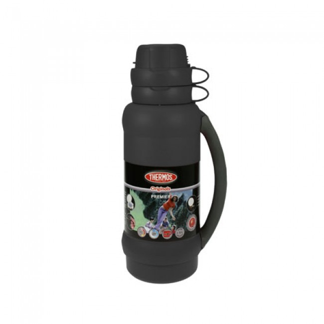 Insulated 34oz / 1.8L bottle black - Premier - Thermos