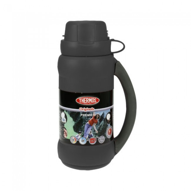 Insulated 25oz / 75cl bottle black - Premier - Thermos