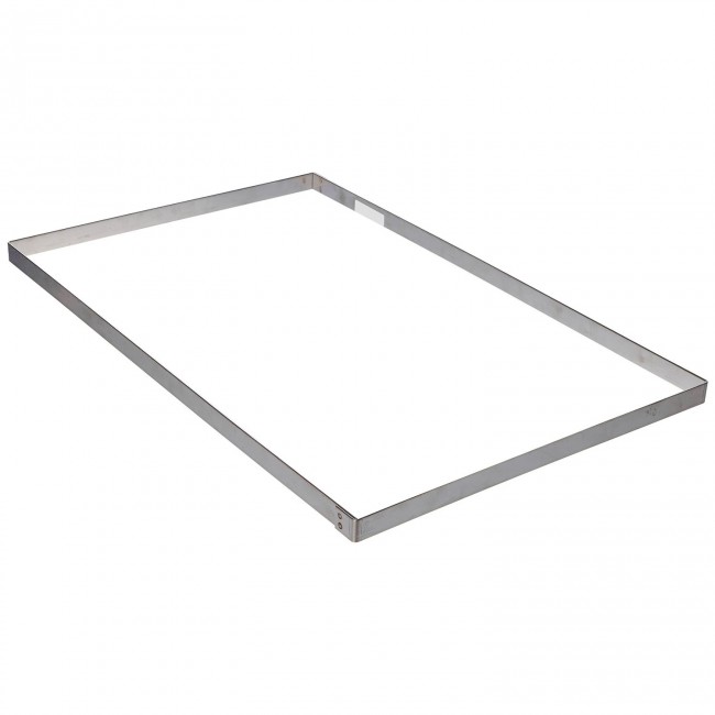 Heavy cake frame 18/10 stainless steel - 16 x 12" - Heavy cake frames - Gobel