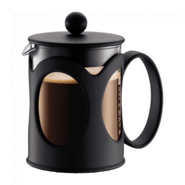 Théière Salam noire mate 4 tasses de 70cl en acier et porcelaine - Guy Degrenne