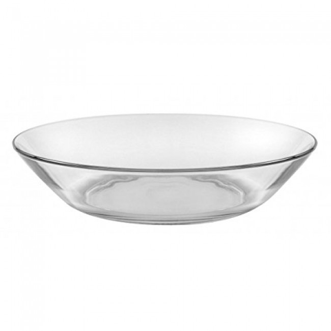 Round transparent shallow plate 8" / 21cm - Set of 6 - Lys - Duralex